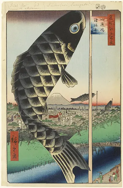 Suidobashi Bridge and Surugadai Hiroshige